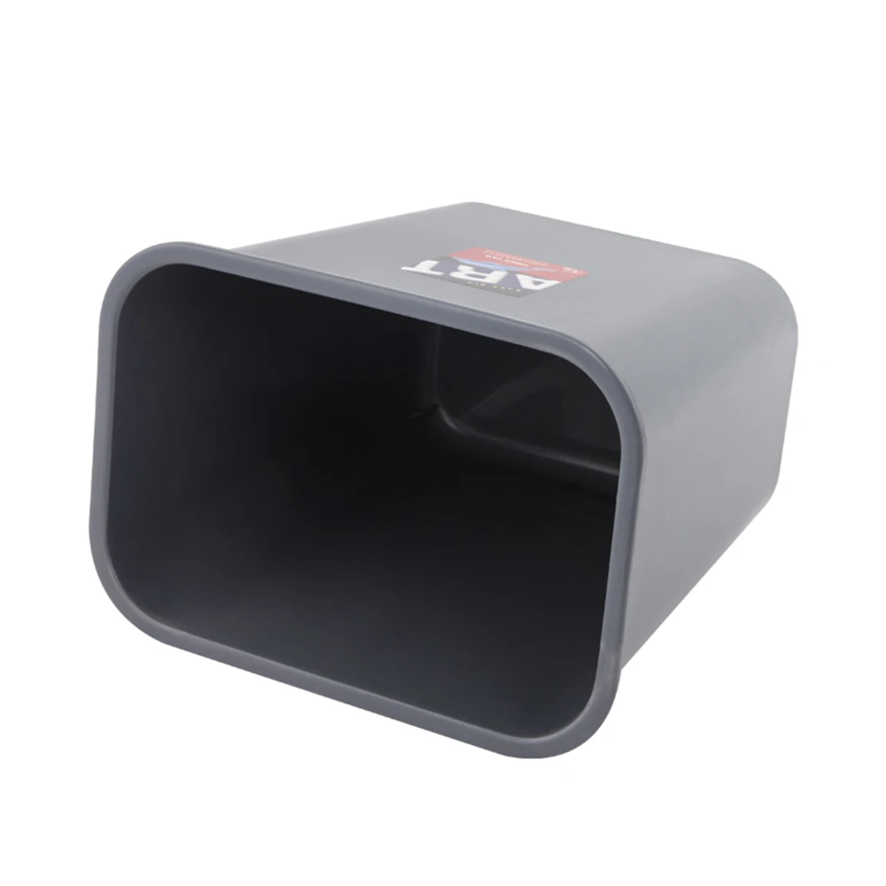 Indoor 15 liter plastic recycle waste bin square trash box