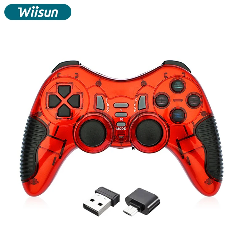 D Axis 6 in 1 Controller Wireless Joystick Gamepad for TV box High Speed USB 2.4G Wireless Controller for PS2/PS3/Android/PC360