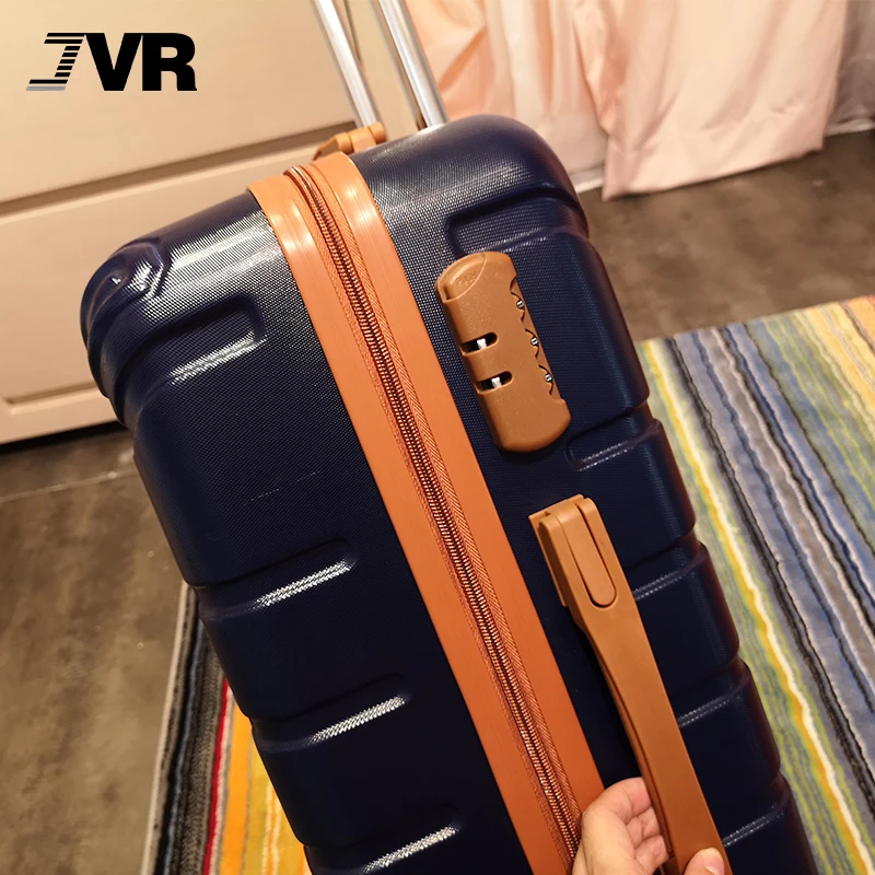 JVR 2020 Hard Wearing Plastic Cover Luggages Trolley Travelluggage Suitcase Abs Pc