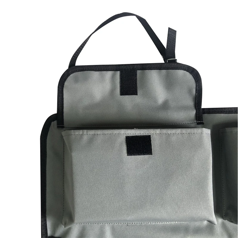 Suv Seat Back Hanging Bag Oxford Cloth Storage Bag Net Pocket Large Capacity Car Storage Bag