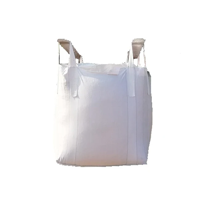 Custom Logo Transparent Logistic Fibc Bag Waterproof Breathable PP Woven Jumbo Bag