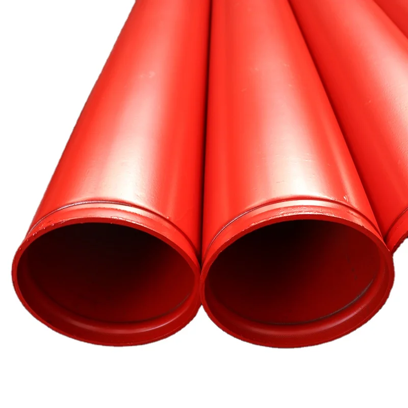 Made In China Red Paint Fire Sprinkler System Building Material Galvanized Pipe For Fire Fighting