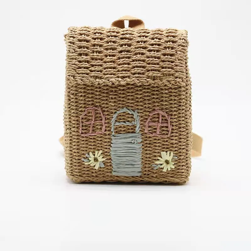 Summer Large Beach Handbags Rattan Handmade Knitted Travel Bags Vintage Bohemia Straw Bag for Women