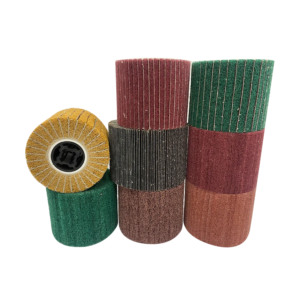 Drawing Wheel Machine Roller Polishing Wheel Metal Polishing Flap Wheels