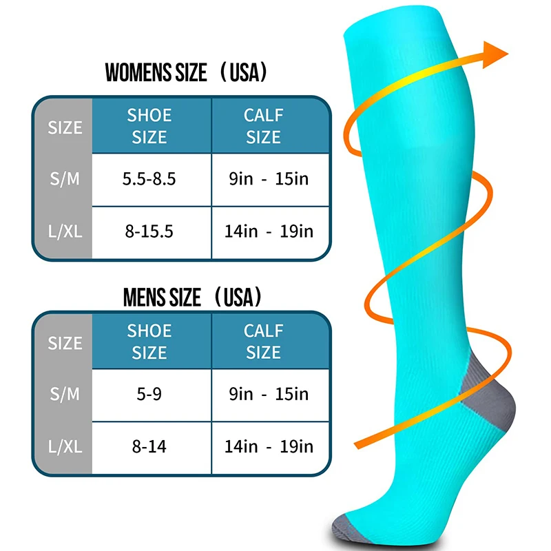 Wholesale Solid Color With Striped Cuff Custom Your Own Logo Knee High Sports Compression Socks