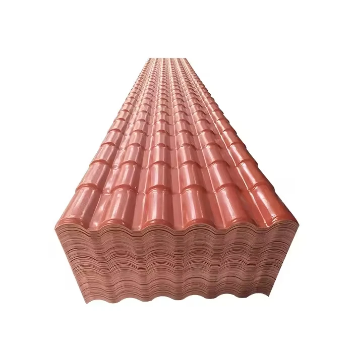 Waterproof ASA PVC roof tile plastic roofing sheet for shed