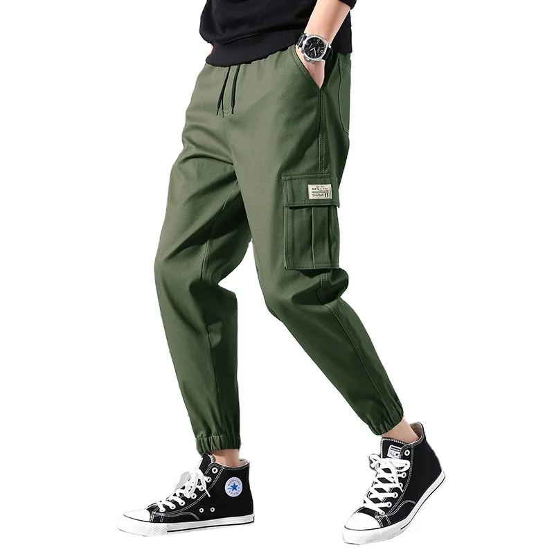 2023 wholesale gzy custom new designs mens jogger tactical straight leg camo cargo trousers pants with side pockets