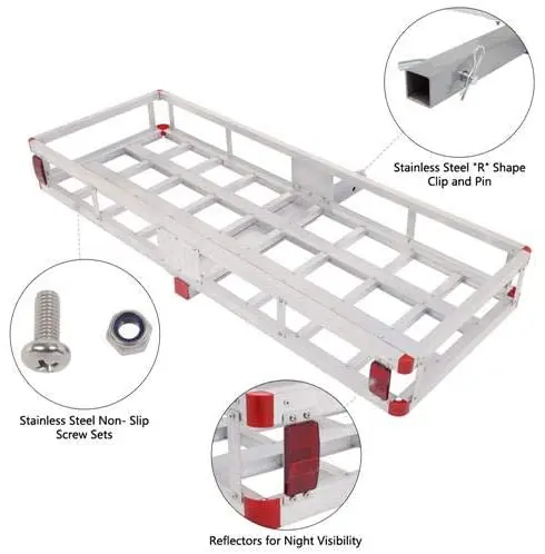 Алюминиевая сцепка, багажник, багажная стойка, грузовые корзины для автомобиля