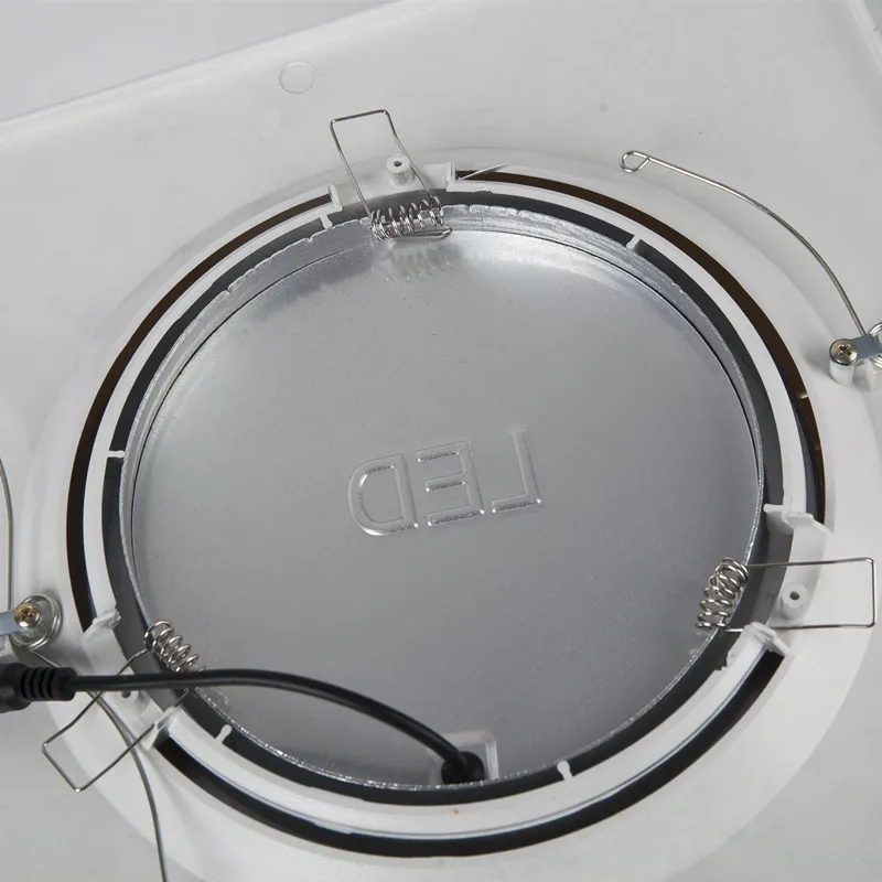 SDIAO Hot sale factory direct 10 Inck square Exhaust Fan ventilation fans plastic silent bathroom exhaust fan with led light