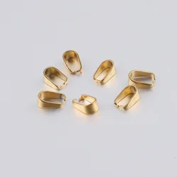 Stainless Steel Pendant Hook Open Bail Pinch Clasps Pinch Clips for DIY Jewelry Making