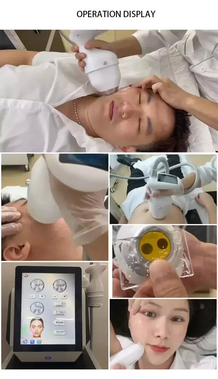 Ice Hifu machine 2022 new arrivals ultrasonic hifu ice weight loss facing care machine 7d 9d hifu cartridges