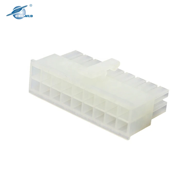 18 Pin Automobile Male White Wire harness Connector Housing Molex mini fit Connector 5557 5559 5569 5556 5558