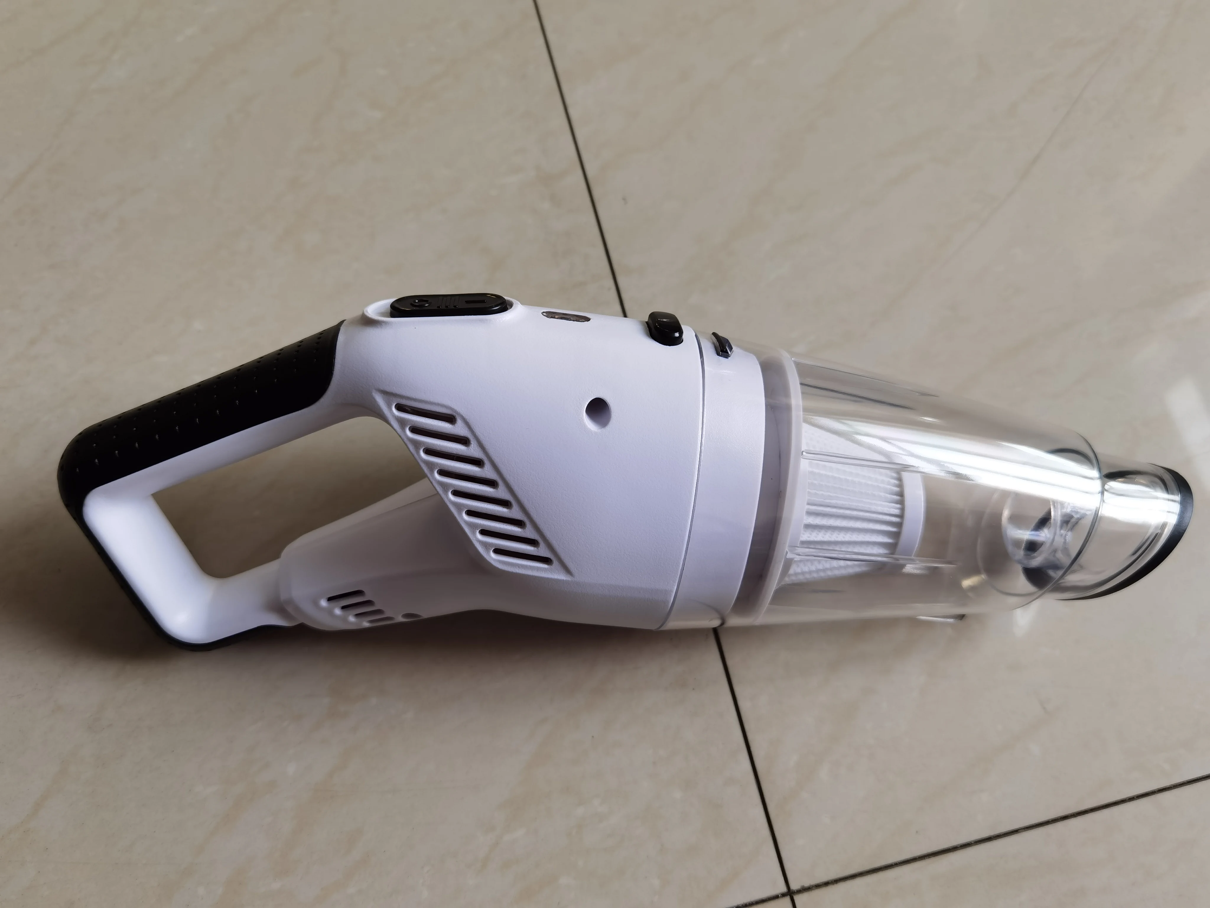 Портативный автомобильный мини-пылесос для сухой и влажной уборки 12 В