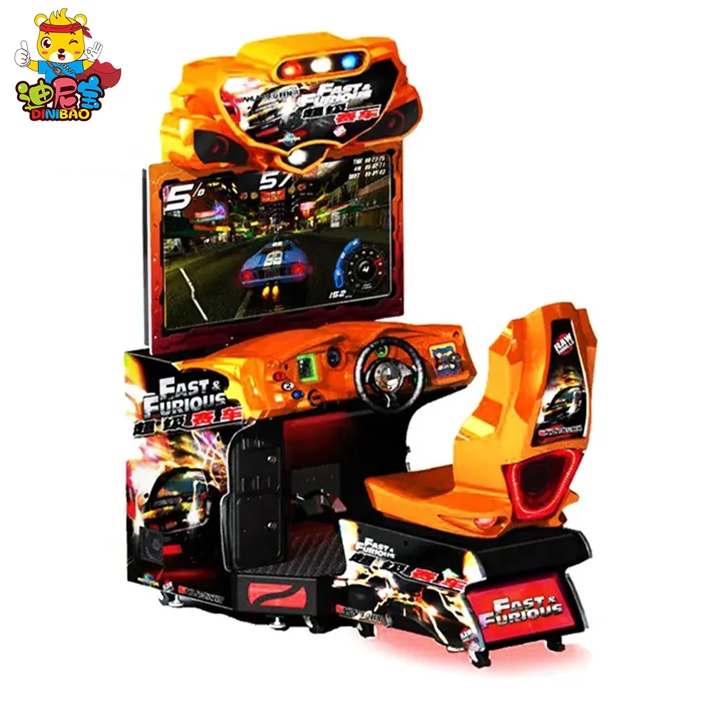Wholesale Fast furious arcade simulator driving car racing game machine for sale