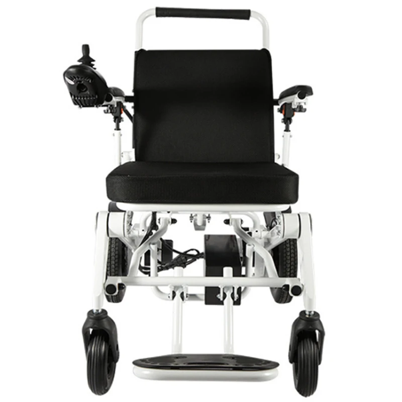 Цена Складная портативная электрическая инвалидная коляска для инвалидов