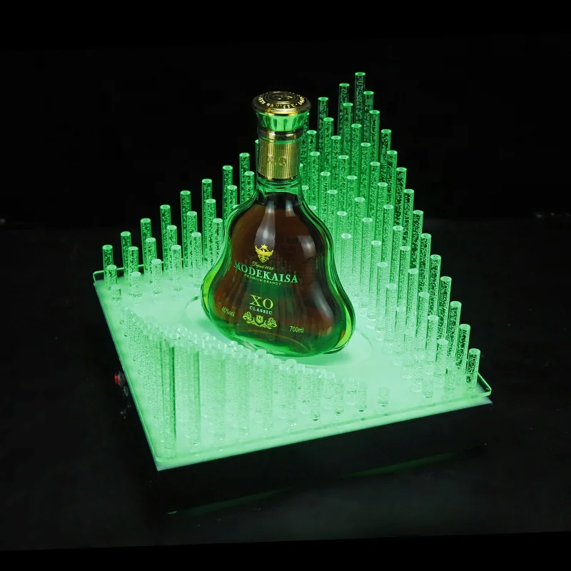 New Popular Glowing creative tabletop shelf Champagne XO Glorifiers LED wine bottles display rack Bar nightclubs supplies