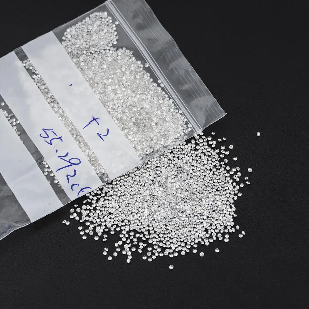 1.0mm to 3.0mm Diamond Lab Grown CVD Diamond VVS melee  DEF  hpht lab grown loose diamond