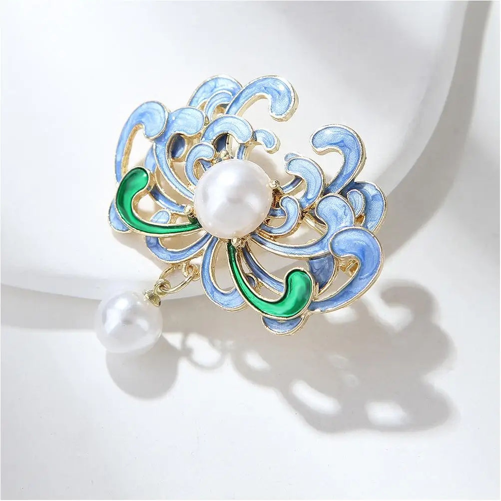 Enamel Pin Rose Large Fashion Jewelry Gold Plated Scarf Woman Handmade Baby Custom Logo Safety Saree Gold And Silver Frog Brooch