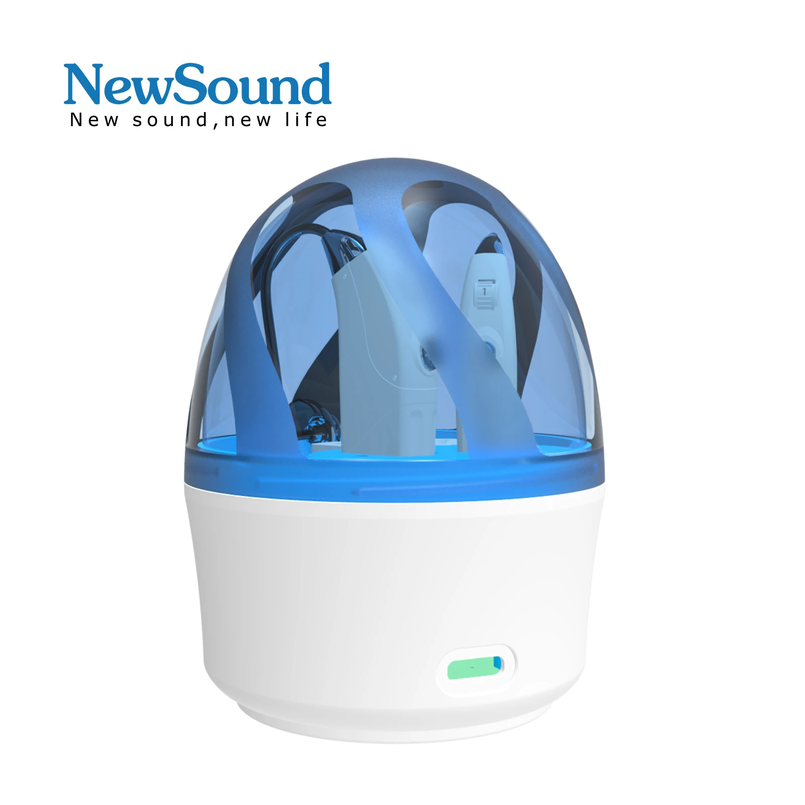 Перезаряжаемый слуховой аппарат NewSound BTE Primo E со сменной