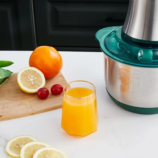 Portable 3L Plastic Food Fruit Mixer Food Processor Vegetable Chopper Home Meat Grinder
