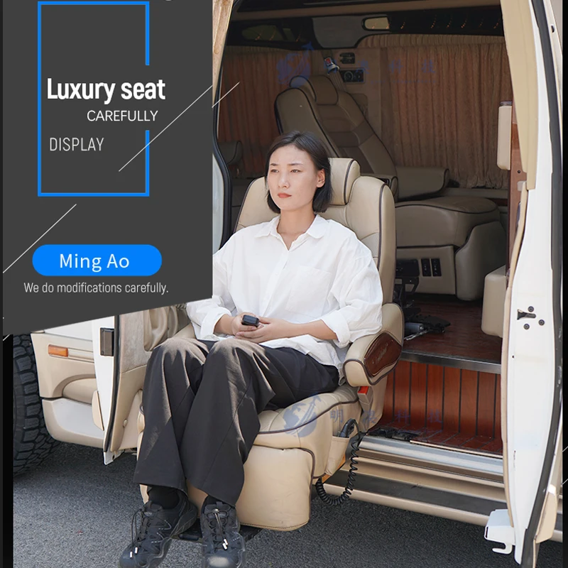 Luxury RV modified welfare wheelchair for disabled people special rotating extension safety wheelchair