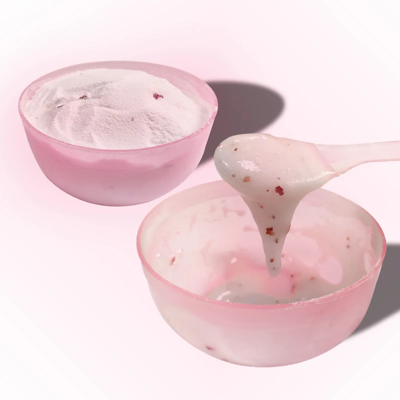 Natural Fruit Herbal DIY 350G Plastic Jar Jelly Powder Mask Beauty Salon Face Care Anti Wrinkle Moisturizer Hydro Jelly Mask