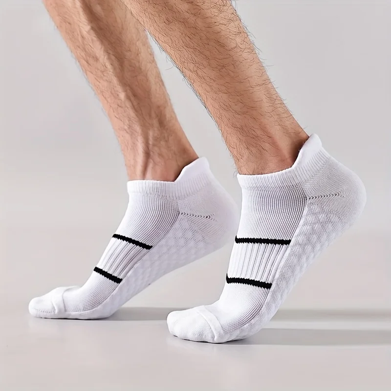 Zhejiang Supplier Summer Ear Lifting Heel Guard Thin Breathable Mesh Sports Short Ankle Men Socks
