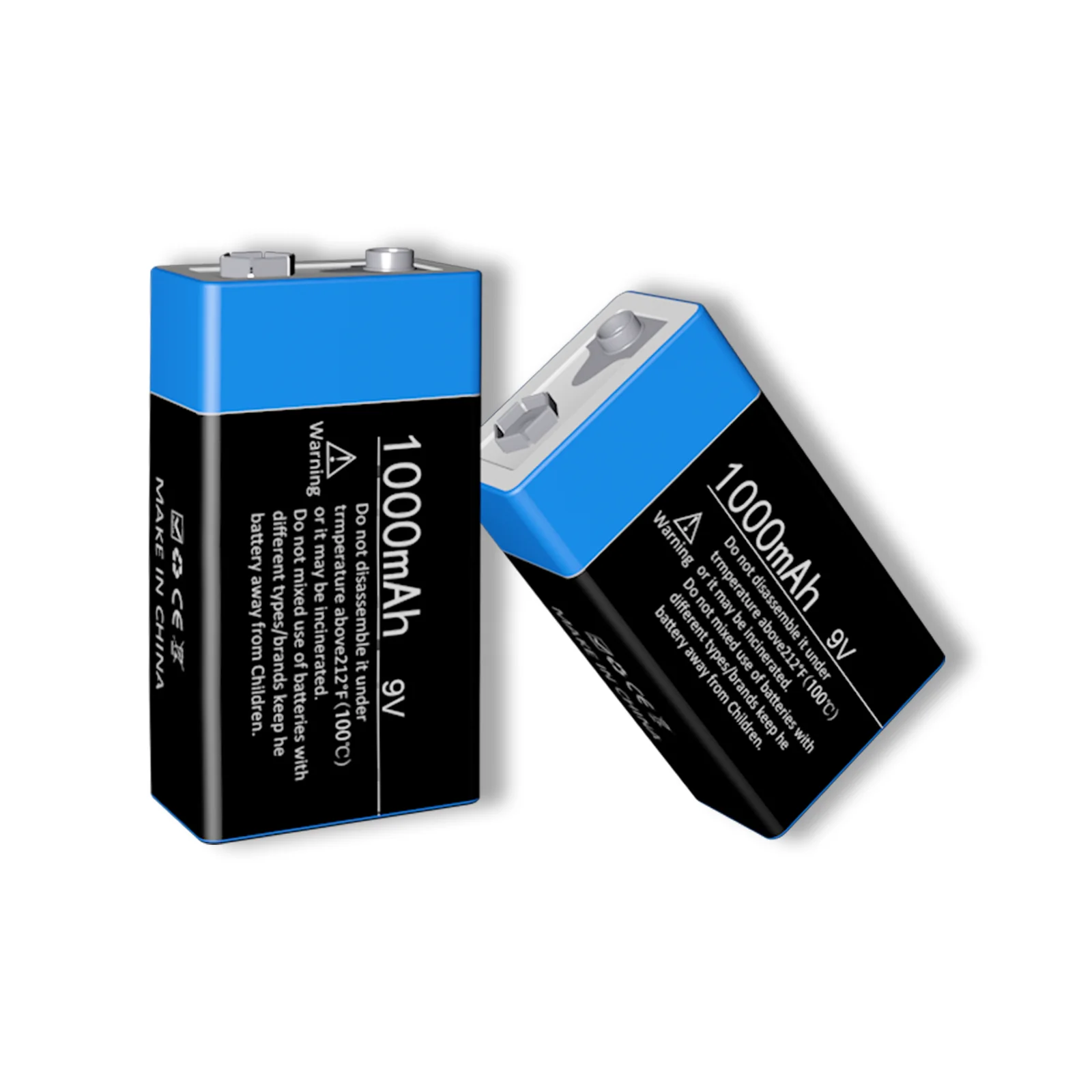 Custom 9V Battery 500mAh 1000mAh Gas Detector GPS Tracker Power Tools Substitute For Alkaline Neda 1604 6F22 9V Battery