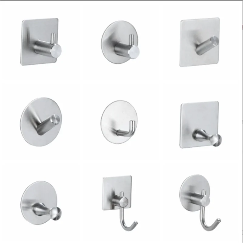 Hot sales Stainless steel hook single hook non-perforated Coat Rack Hook