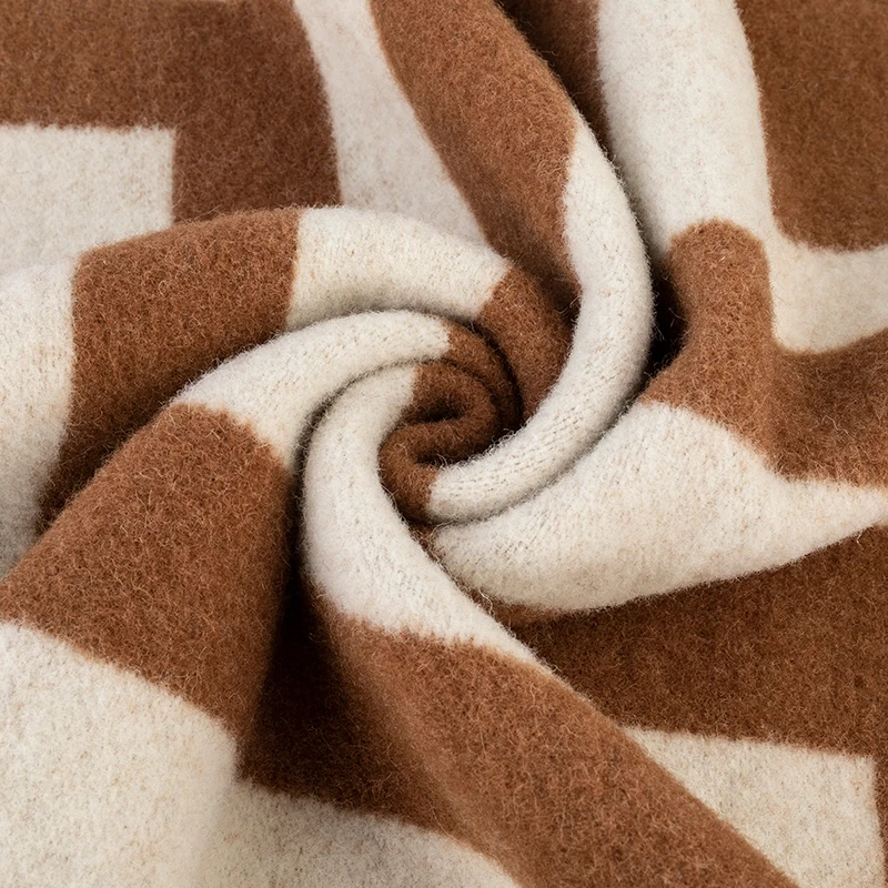 HengTai New Trend 625gsm 100%wool Blanket Heavy 130*170cm Wool Blankets Woven Throw Blanket For Winter