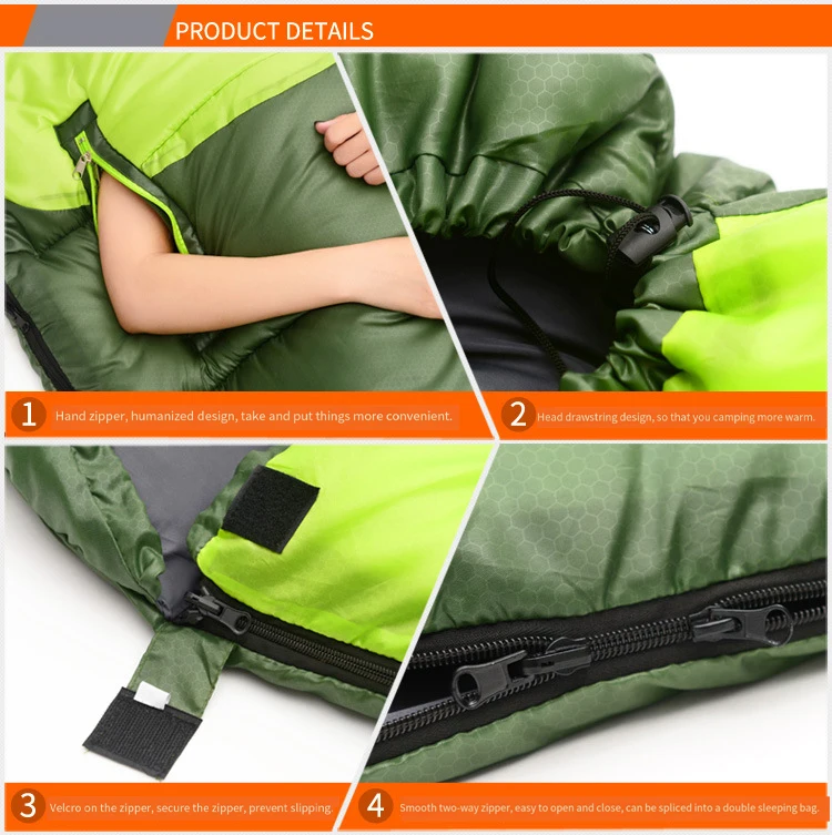 New Trends Packable Winter 4 Seasons 4.3lb Wearable Camping Sleeping Bags For Adults