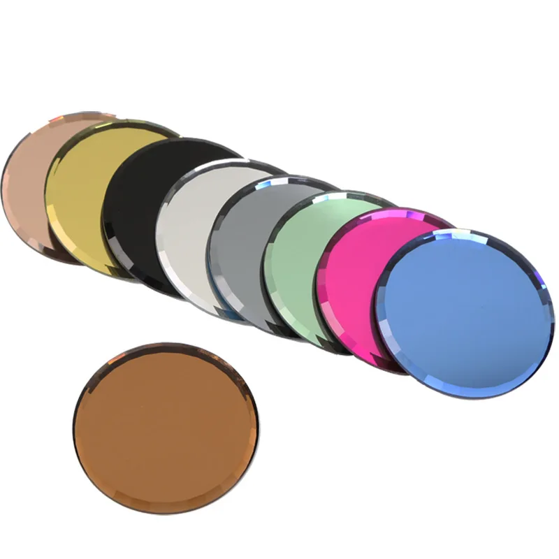 Professional Nail Tools Mirror Glass Colorful manicure Salon Use Nail Art Gel Polish Color Palette