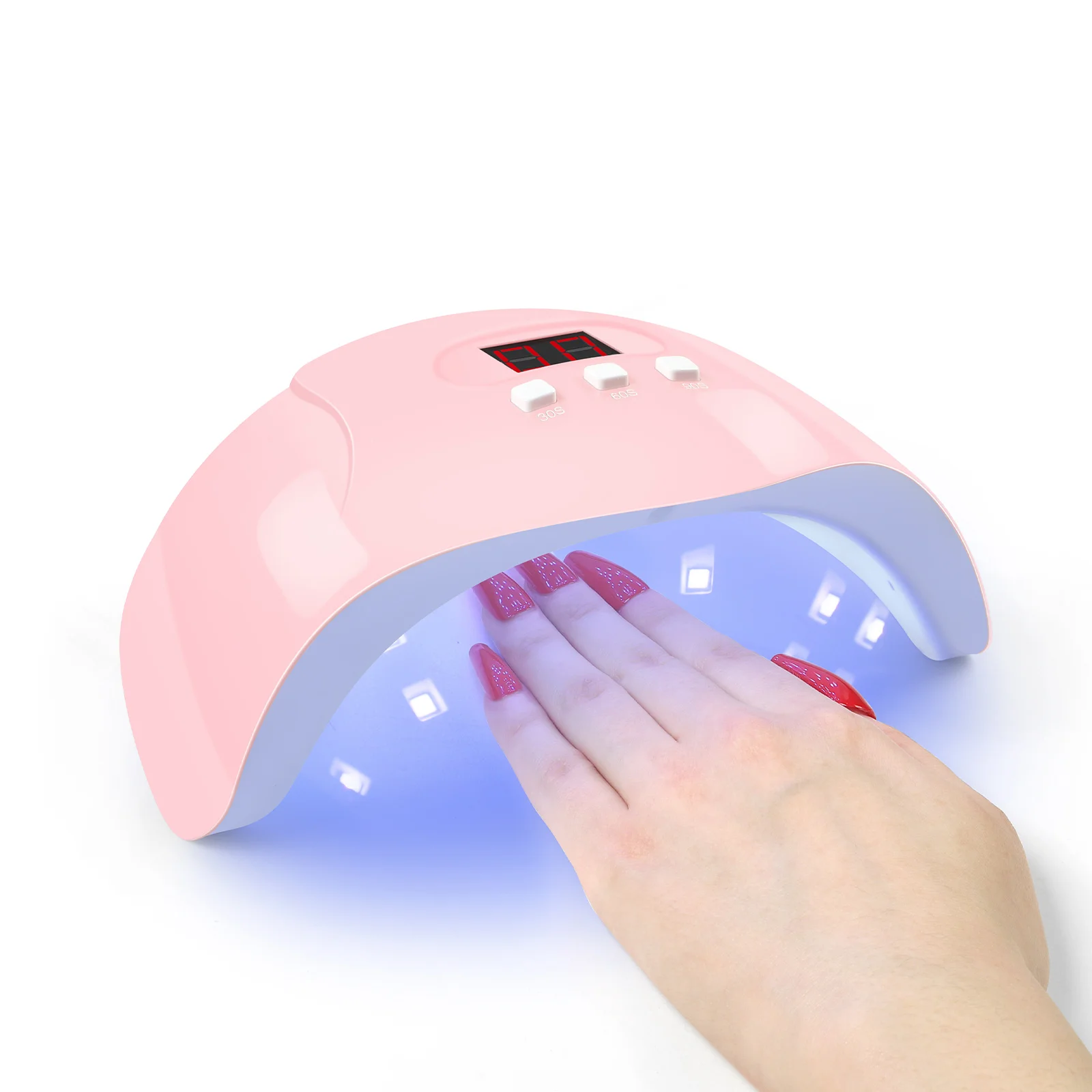 COSCELIA Hot Selling USB LED Nail Lamps with 18 LED Beads Lamp Nail Art Salon for UV LED Nail Gel Polish OEM Custom Logo