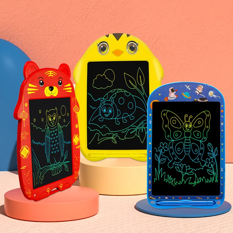 8.5/10/13 inch Kids LCD Writing Tablet Digital Writing Pad Electronic Drawing Board Memo Scratch Paper Erasable Toys