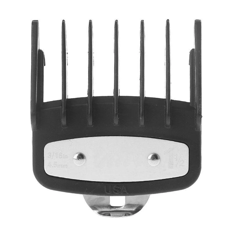 Hair Salon Tools 1pcs Optional Size 1.5/3/4.5/6/10/13/16/19/22/25 MM Professional Hair Clipper Metal-Clip Guide Comb