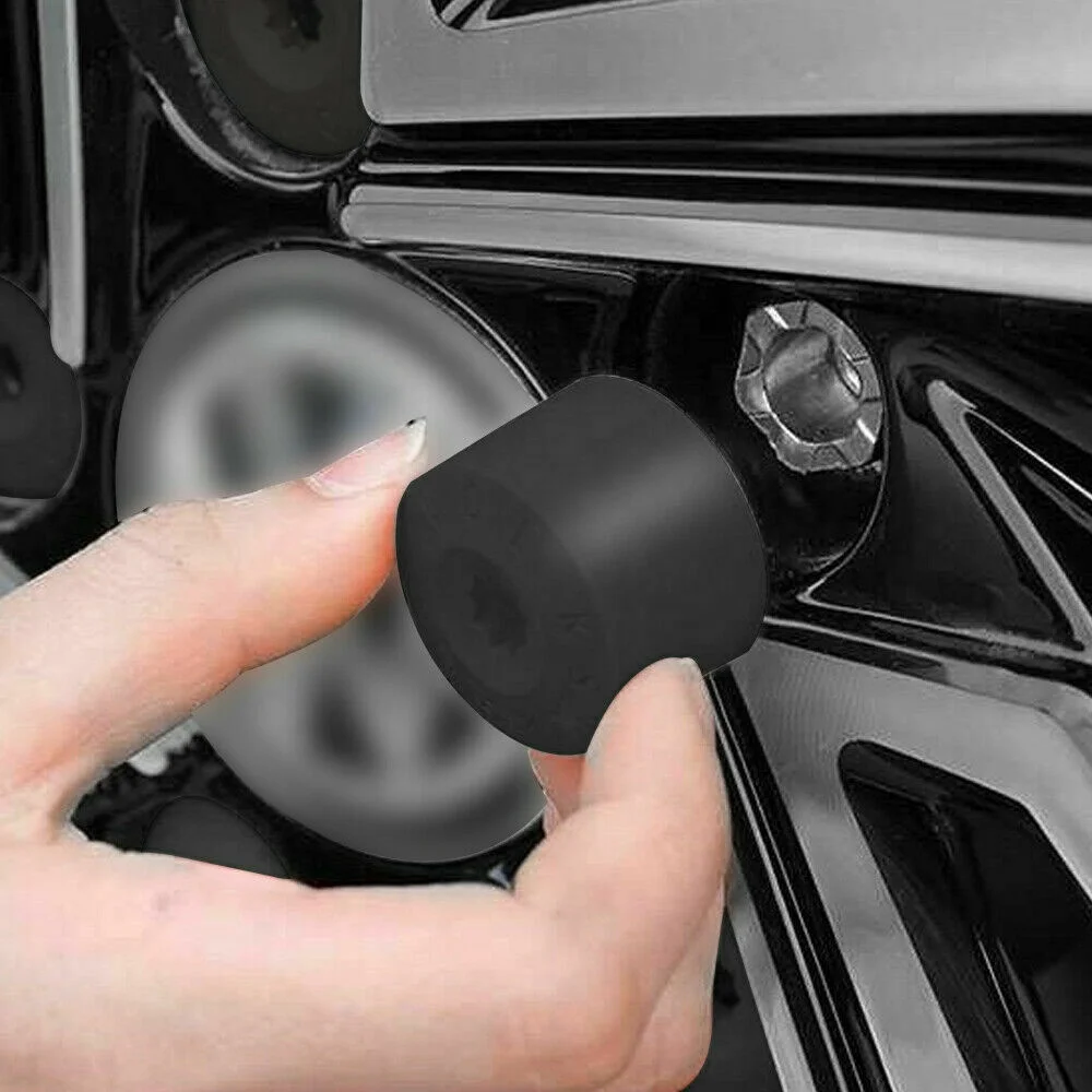 Factory Wholesale 16PCS Wheel Nut Covers+4PCS Locking Type Bolt Covers Wheel Nut With Tool For VW Golf Bora Passat Jetta