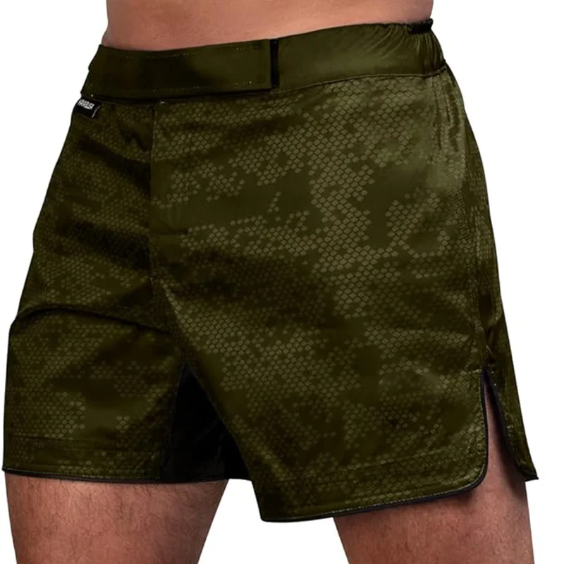 Factory Custom High quality design your own casual unisex Polyester rugby MMA Fight Shorts