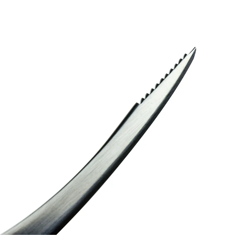 kitchen utensil Shrimp knife with Wooden Handle Seafood Cutter Stainless steel Shrimp cleaner knife