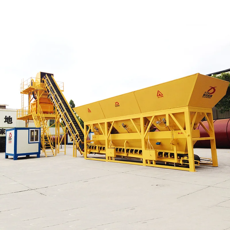 New electric Beton mixer machine 60m3/h Concrete batching plant with low price