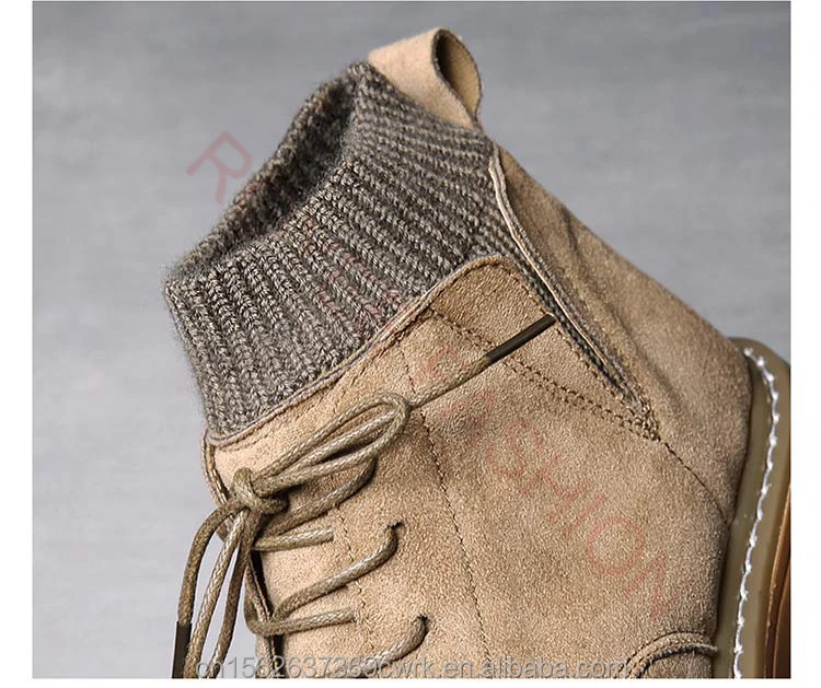 Hot sale dropship men casual shoes for mens shoes luxury brand high quality men loafers black boots winter boots brown Shoes