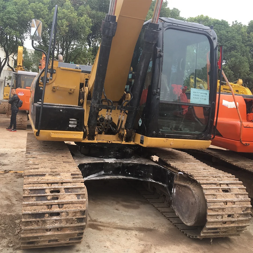 18-тонная экскаваторная техника CAT 318D2 Высокое качество 318D гидравлический экскаватор 318 использованный большой