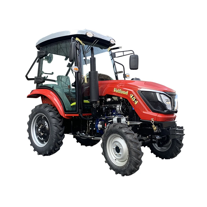 Farm tractor 45hp 4wd wheel tractors for agriculture  with CE certificate and front end loader
