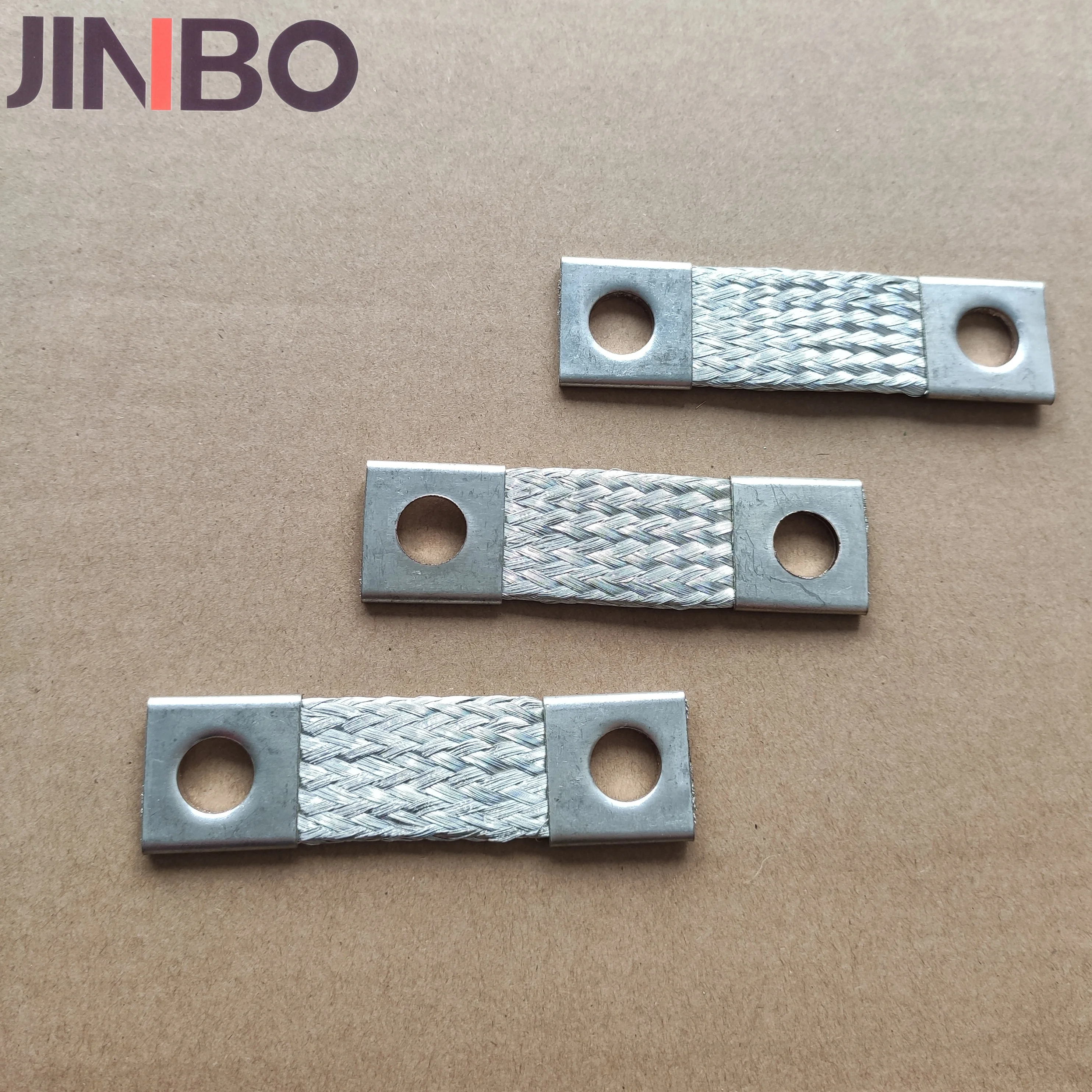 Electrical Ground Earth Strap Flexible Connector Tined Braided Earthing Copper Strip