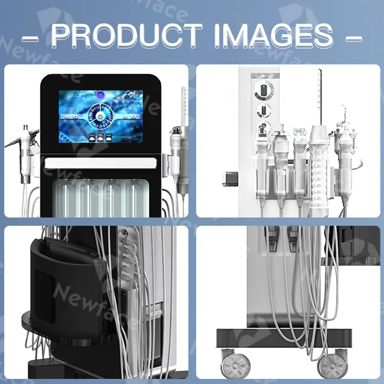 NewFace 2024 Skin Care Hydra Beauty Oxygen Jet Peel Hidra Dermabrasion H2O2 Hydro professional 8 IN 1 Facial Hydration Solution