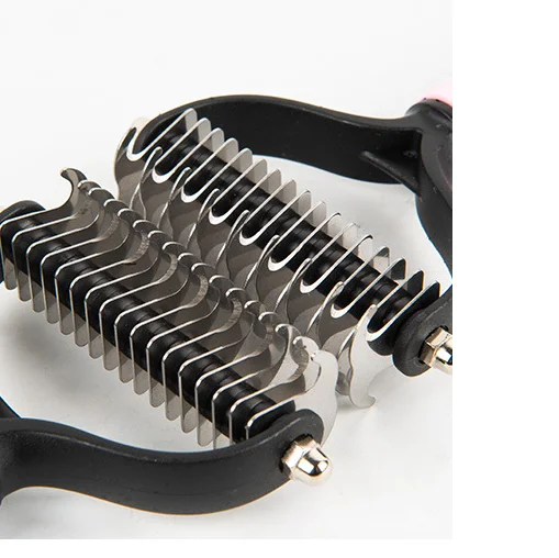 Pet Cleaning bathing comb stainless steel pet brush for Knotted Hair and