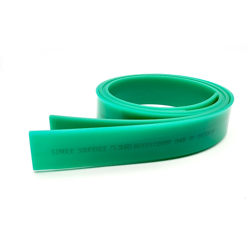 60A 70A 80A 90A Shore a Polyurethane Screen Printing Squeegee Polyurethane Squeegee Rubber