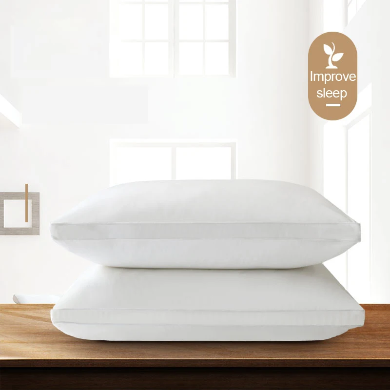 Luxury And High Quality  Feather Down Pillow Standard Size Pillows 5 Star Hotel