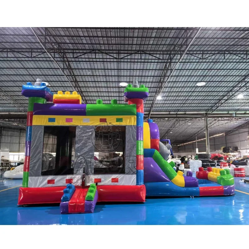 Commercial Moonwalk Inflatable Bounce House with slide Kids Jumping Bouncy Castle Water Slide Inflatable Bouncer
