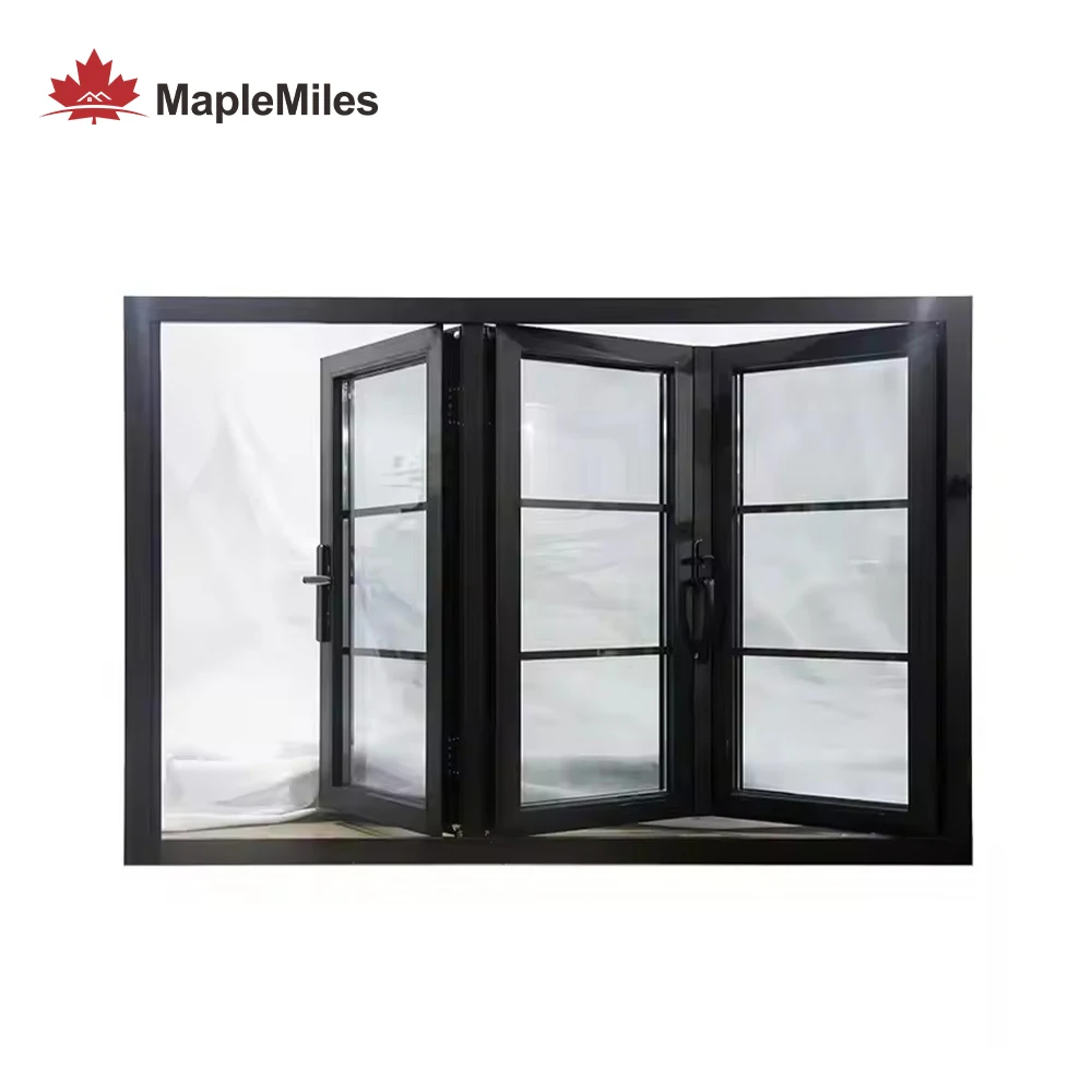 Maplemiles офисное использование 80 серии настроить звукоизоляционные стеклянные алюминиевые складные окна