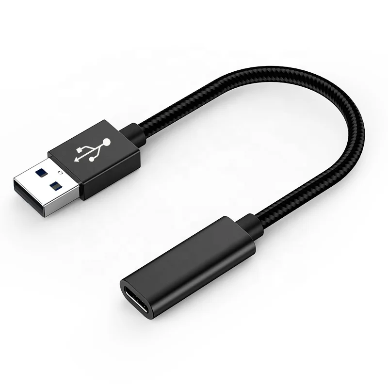 Usb 2.0 Charging Cable Good Quality Low Price Type A Male To Type C Female Usb 2.0 Adapter Otg And Charging Usb Cable